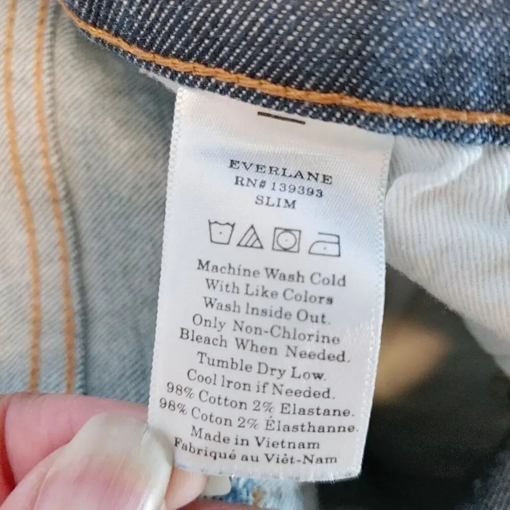 Everlane Men's Slim Dark Wash Blue Jeans Sz 30 X 34